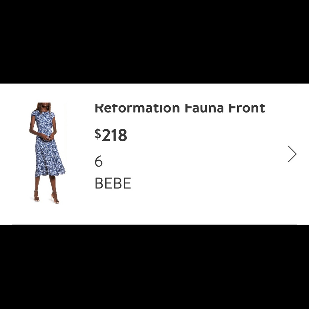 Reformation Fauna Button Up Sundress Size 6
